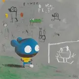 Edgar Plans, Pelé, 2019, Oil on panel