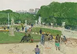 Marko Stupar, Le Jardin, Oil on canvas