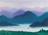 Hsieh Hsiao-De, Landscape, 2015, Watercolor on paper