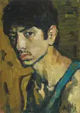 Zhou Chunya, A Self-Portrait, 1981, Oil on canvas