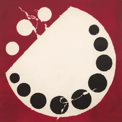 Chen Ting-Shih, Day & Night # 10, 1970, Woodblock print, edition no. 3/20