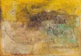 Paysage by Zao Wou-ki, 1952, Oil on canvas, sold Dec 2010