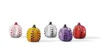 Pumpkin (a set of 5) by Yayoi Kusama, 2002, Porcelain, edition 114/130, sold Jun 2019