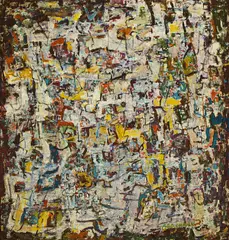 George Chann, Tapestry-like Abstraction, Oil on canvas