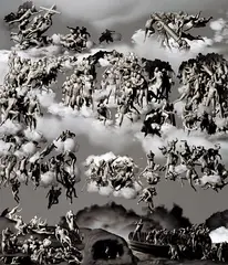 Miao Xiaochun, The Last Judgement in Cyberspace-The Front View, 2006, Type-C print, edition no. 3/9