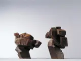 Taichi Series-Shadow Boxing by Ju Ming, 1991, Wooden sculpture, sold Dec 2008