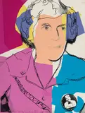 Lillian Carter by Andy Warhol, 1977, Color screenprint on paper, A.P. 12/20, sold Dec 2018