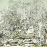 Hong Ling, Composition with Light Colors