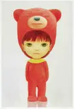 Mayuka Yamamoto, Red bear, 2021, Screenprint, edition no. 53/75