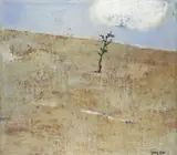 Yang Din, Steppe, 1993, Oil on canvas