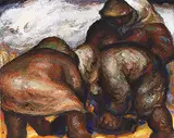 Lin Wen-chiang, Harvest, 1997, Oil on canvas