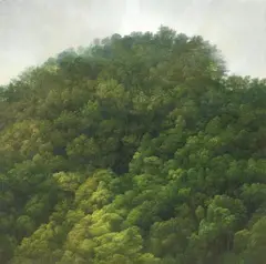 Yeh Tzu Chi, Looking Up to the Mountain, 2017, Oil on canvas
