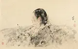 Ai Xuan, Tibetan Girl, 2011, Ink and color on paper