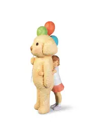 Ai Haibara, Hug me! Your Back is Full of Opportunities, 2020, Wood, Acrylic, Brass Wire