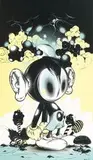 Phunk, Creature 6, 2008, Silkscreen on canvas, ed. 1/1