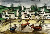 Bernard Buffet, Doëlan la Plage, 1972, Oil on canvas