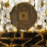 Between the Moon and the Sun by Huang Gang, 2007, Mixed media on board, sold Dec 2011