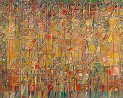 Michell Hwang, The Face of Eastern District, 1992-1994, Oil on canvas