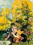 Xia Junna, Summer in Florence, 2002, Oil on paper