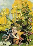 Xia Junna, Summer in Florence, 2002, Oil on paperboard
