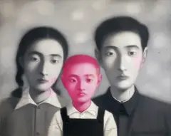 Zhang Xiaogang, Bloodline Series - Big Family, 1998, Oil on canvas