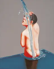 Song Yonghong, The Bath of Consolation No. 1, 2003, Oil on canvas