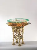Gabriel Barredo, Tablescape, 2008, Mixed media with electrical installation, unique