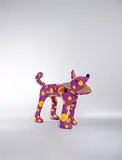 Key-Chan by Yayoi Kusama, 2008, FRP, paint (unique), sold Dec 2014