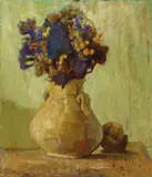 Wei Qimei, Flower, 1979, Oil on canvas