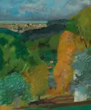 Guy Bardone, Sanary à l'arbre jaune, Provence