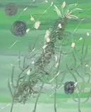 Ouyang Chun, Witch's Aquarium (diptych), 2005, Oil on canvas