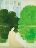 André Brasilier, Central Park, 1983, Oil on canvas
