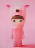 Mayuka Yamamoto, Pink Monster, 2021, Lithograph, edition no. 21/80