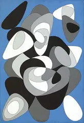 Victor Vasarely, Tenger, 1958-1988, Acrylic on canvas