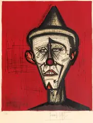Bernard Buffet, Mon Cirque, 1968, Lithograph, ed. 20/150