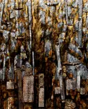 Huang Gang, Golden Bohdi Tree (diptych)