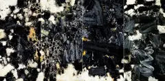 Qi Haiping, Poetry (polyptych), 2005, Oil on canvas
