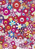 An Homage to Mono Gold 1960 C; An Homage to Mono Pink 1960 C (a set of 2) by Takashi Murakami, 2012, Limited print, edition no. 32/300; 35/300, sold Dec 2013