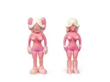 Kaws, The Twins (Pink) (a set of 2), 2006, Painted cast vinyl, edition of 500