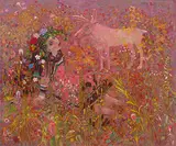 Wang Zhanwu, A Cantabile Night, 1997, Oil on canvas
