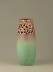 Chan Tso-tao, Muted Copper Red and Green Glaze, 1990, Ceramics