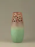 Chan Tso-tao, Muted Copper Red and Green Glaze, 1990, Ceramics