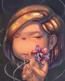 Kwang-Hyun Kim, Taste of Your Tongue I, 2023, Acrylic on canvas