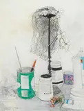 Jean Jansem, Nature morte, 1988, Pastel on paper