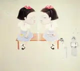 Jin Zi, A Lover in the Mirror, 2006, Acrylic on canvas