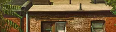 Yeh Tzu Chi, Rear Window, Summer Afternoon, 1989-1990, Tempera and oil on canvas