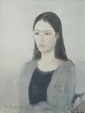 He Duoling, Portrait, 2012, Oil on canvas