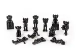 Kaws, Bronze Figures (A set of 12), 2022, Bronze, wooden boxes, ed. 117/250
