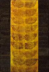 Wings by Huang Gang, 2005, Mixed media on board, sold Jun 2012