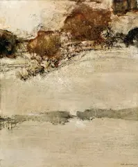 11.10.78 by Zao Wou-ki, 1978, Oil on canvas, sold Dec 2011